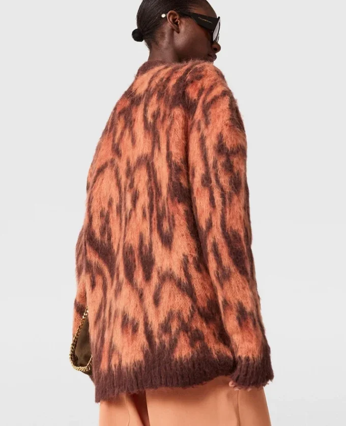 Cardigan à col en V Cloud Leopard Cardigan à col en V Cloud Leopard