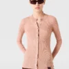 Cardigan à col rond en maille légère Cardigan à col rond en maille légère