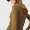 Cardigan à col rond en maille légère Cardigan à col rond en maille légère