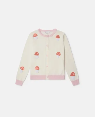 Cardigan à col rond en tricot Toadstool