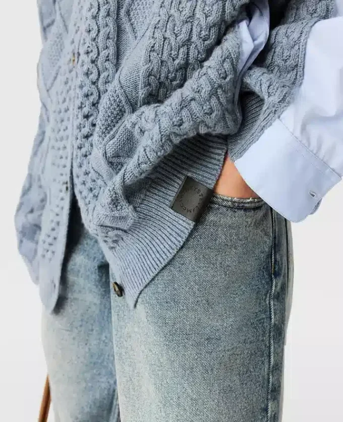 Cardigan hybride en maille Cardigan hybride en maille