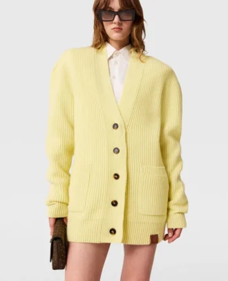 Cardigan épais à col en V