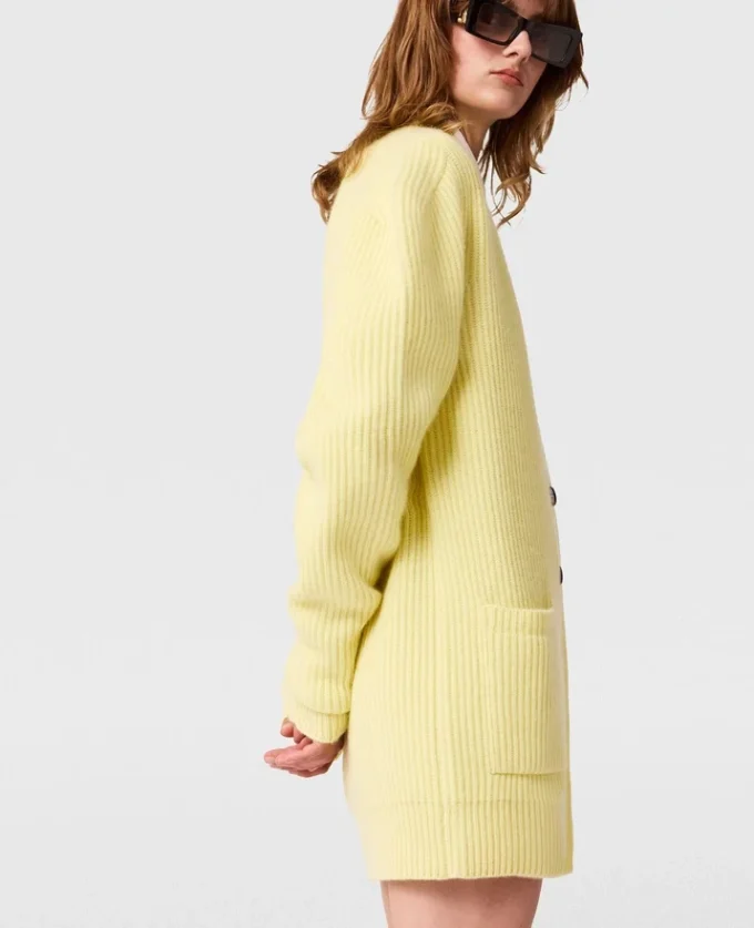 Cardigan épais à col en V Cardigan épais à col en V