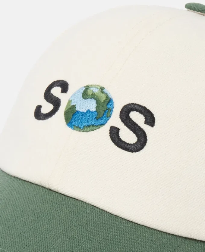 Casquette de baseball brodée SOS