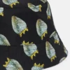 Chapeau bob en nylon régénéré imprimé fraise Chapeau bob en nylon régénéré imprimé fraise