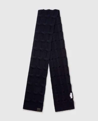 Écharpe Falabella en maille torsadée