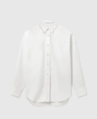 Chemise boyfriend en coton régénératif