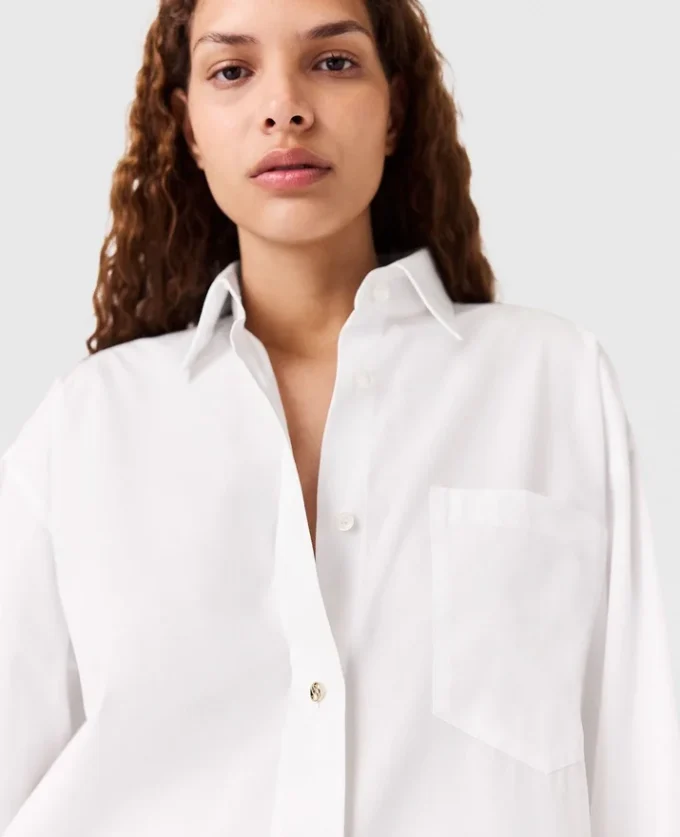 Chemise boyfriend en coton régénératif Chemise boyfriend en coton régénératif