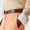 Chemise à col grand-père et empiècements contrastés Chemise à col grand-père et empiècements contrastés