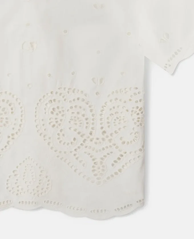 Chemise en coton brodée Anglaise Chemise en coton brodée Anglaise