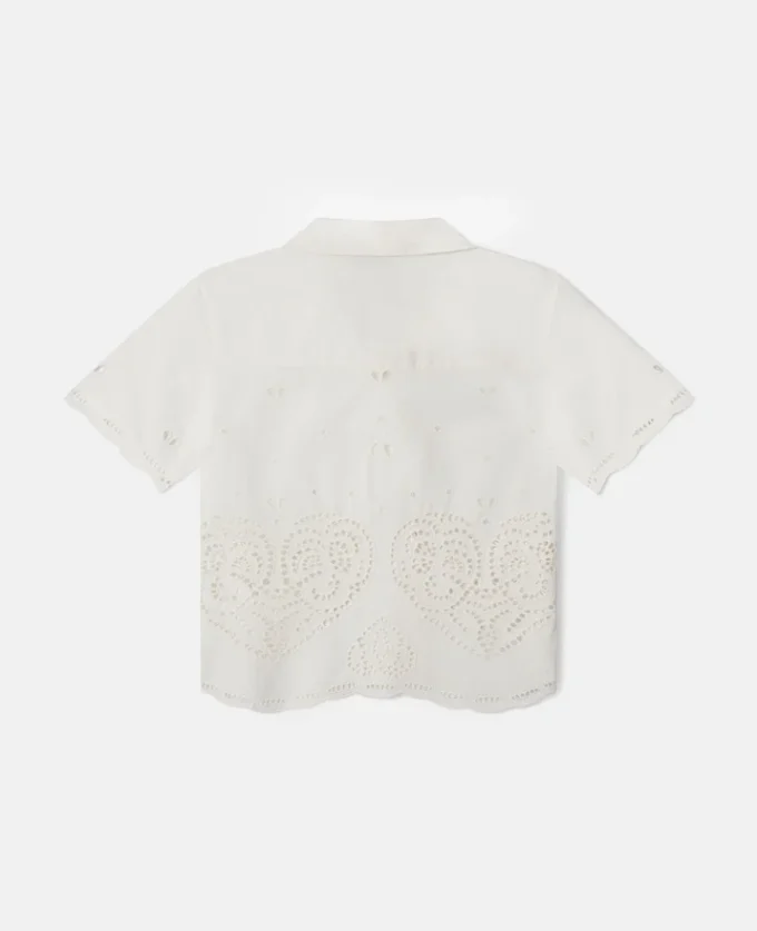 Chemise en coton brodée Anglaise Chemise en coton brodée Anglaise