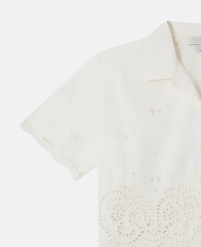 Chemise en coton brodée Anglaise Chemise en coton brodée Anglaise