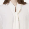 Chemise en crêpe de Chine de soie à nœud lavallière Chemise en crêpe de Chine de soie à nœud lavallière