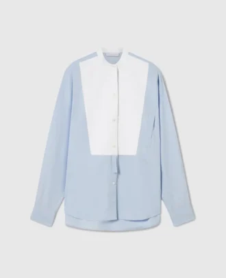 Chemise en popeline à plastron Tuxedo