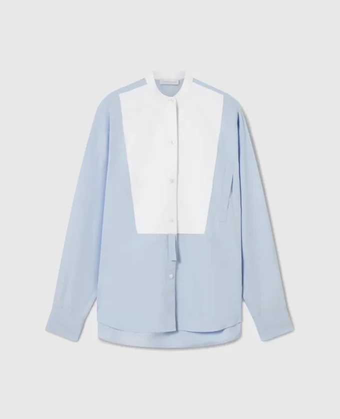 Chemise en popeline à plastron Tuxedo Chemise en popeline à plastron Tuxedo