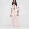 Chemise en soie imprimée Rewild Fauna