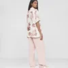 Chemise en soie imprimée Rewild Fauna