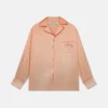 Chemise en twill de soie imprimée Twins I