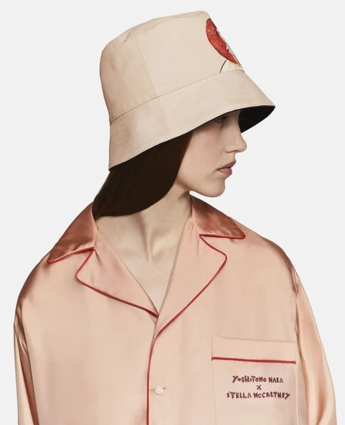 Chemise en twill de soie imprimée Twins I