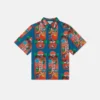 Chemise à manches courtes imprimée skateboard