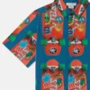 Chemise à manches courtes imprimée skateboard