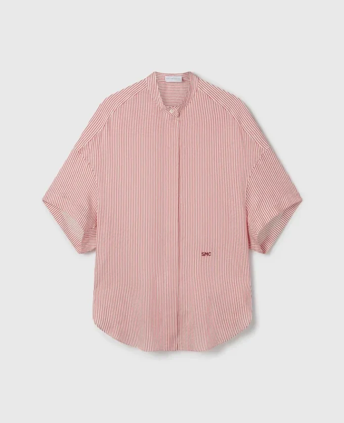 Chemise à manches courtes rayée Chemise à manches courtes rayée