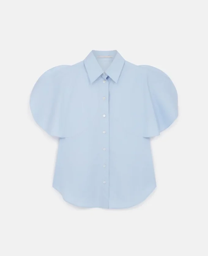 Chemise à manches courtes évasées Chemise à manches courtes évasées
