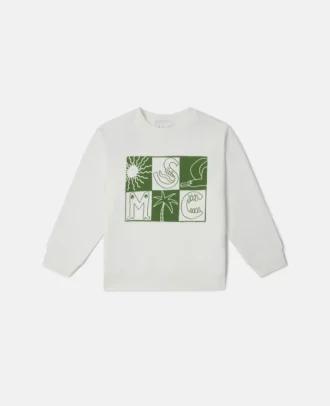 Chemise à manches longues avec logo de la marque