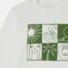Chemise à manches longues avec logo de la marque Chemise à manches longues avec logo de la marque