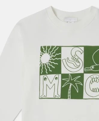 Chemise à manches longues avec logo de la marque