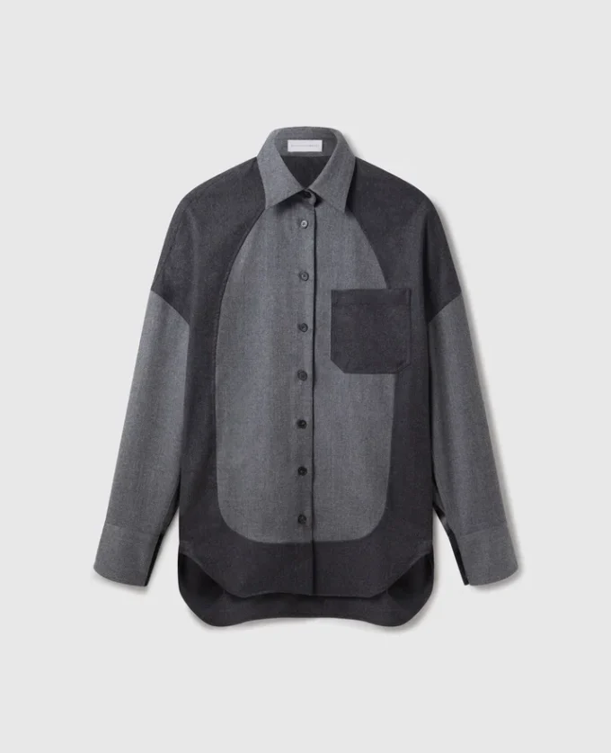Chemise oversize à empiècements Chemise oversize à empiècements