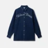 Chemise oversize en denim brodée Platinum Dream Chemise oversize en denim brodée Platinum Dream