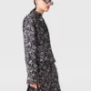 Chemise oversize à imprimé dentelle Chemise oversize à imprimé dentelle
