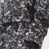 Chemise oversize à imprimé dentelle Chemise oversize à imprimé dentelle