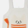Combinaison brodée avec motif chat Combinaison brodée avec motif chat