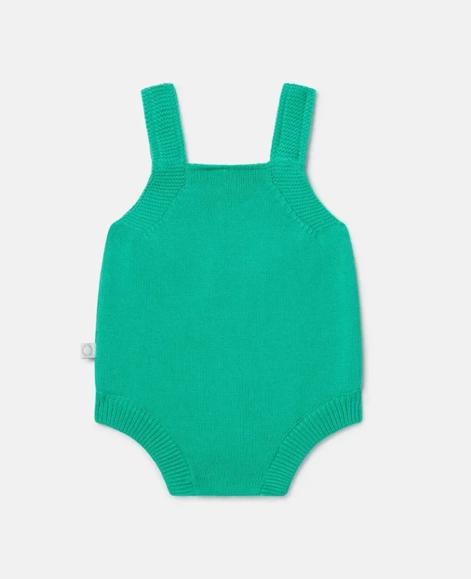 Combinaison brodée avec motif grenouille