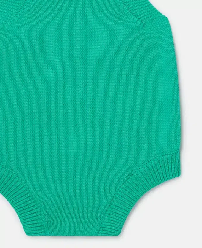 Combinaison brodée avec motif grenouille