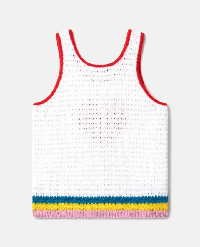 Débardeur crocheté à cœurs Débardeur crocheté à cœurs