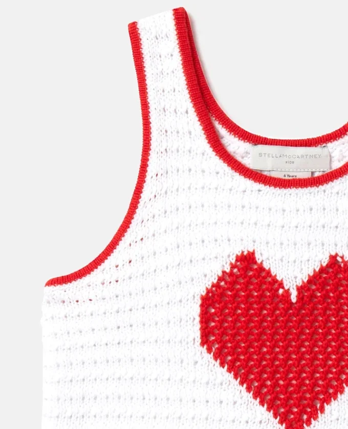 Débardeur crocheté à cœurs Débardeur crocheté à cœurs
