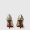 Elsa Escarpins à talons bobines métalliques tissés Elsa Escarpins à talons bobines métalliques tissés