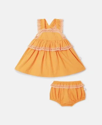 Ensemble robe en popeline et bloomers