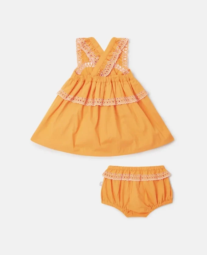 Ensemble robe en popeline et bloomers Ensemble robe en popeline et bloomers