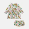 Ensemble robe et bloomers imprimé Earth Friends Ensemble robe et bloomers imprimé Earth Friends