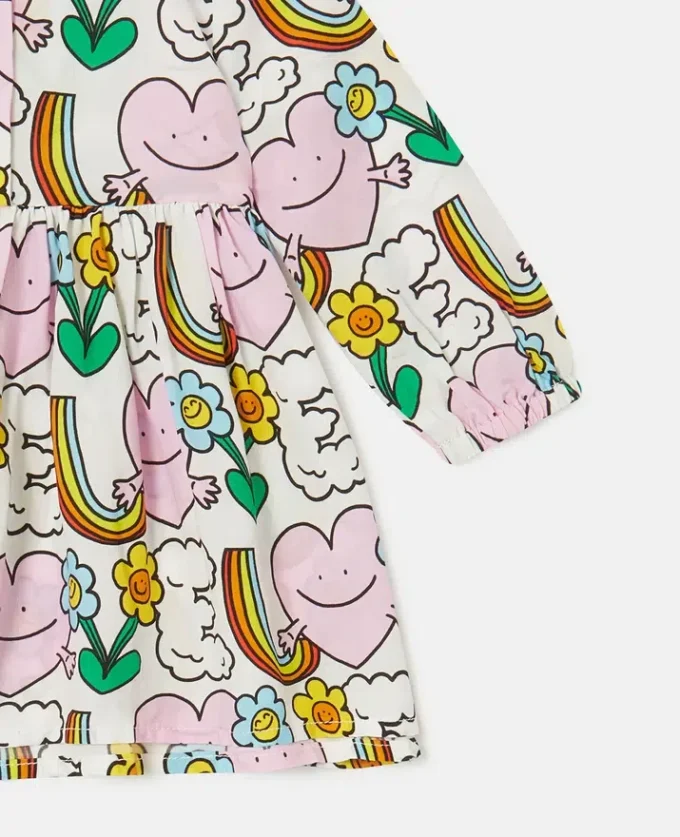 Ensemble robe et bloomers imprimé Earth Friends Ensemble robe et bloomers imprimé Earth Friends