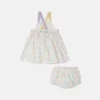 Ensemble robe imprimée et bloomers Ensemble robe imprimée et bloomers