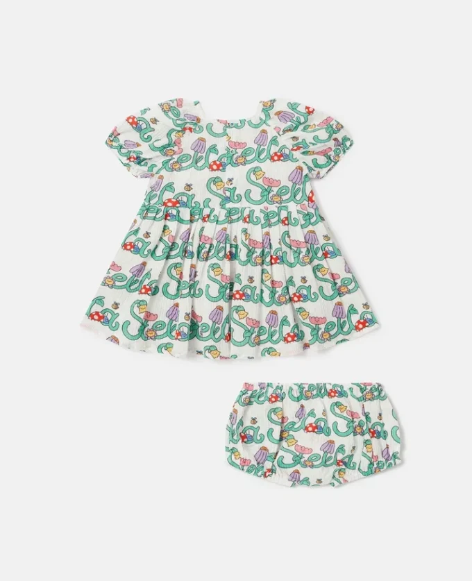 Ensemble robe imprimée Stella Vine et bloomers Ensemble robe imprimée Stella Vine et bloomers