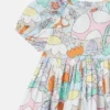 Ensemble robe à manches courtes imprimé forêt et bloomers Ensemble robe à manches courtes imprimé forêt et bloomers