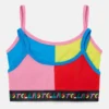 Ensemble soutien-gorge en coton color block Ensemble soutien-gorge en coton color block