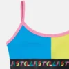 Ensemble soutien-gorge en coton color block Ensemble soutien-gorge en coton color block