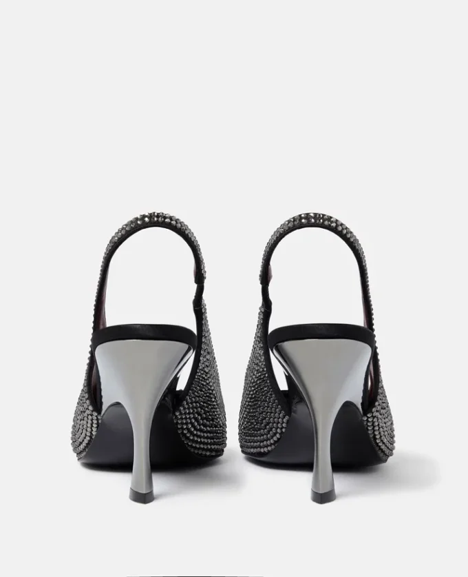 Escarpins à talons bobines Elsa ornés de cristaux Escarpins à talons bobines Elsa ornés de cristaux